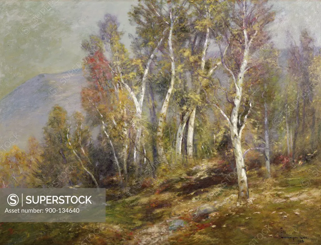 Autumn Birches in the Catskills Edward B. Gay (1837-1928 American)