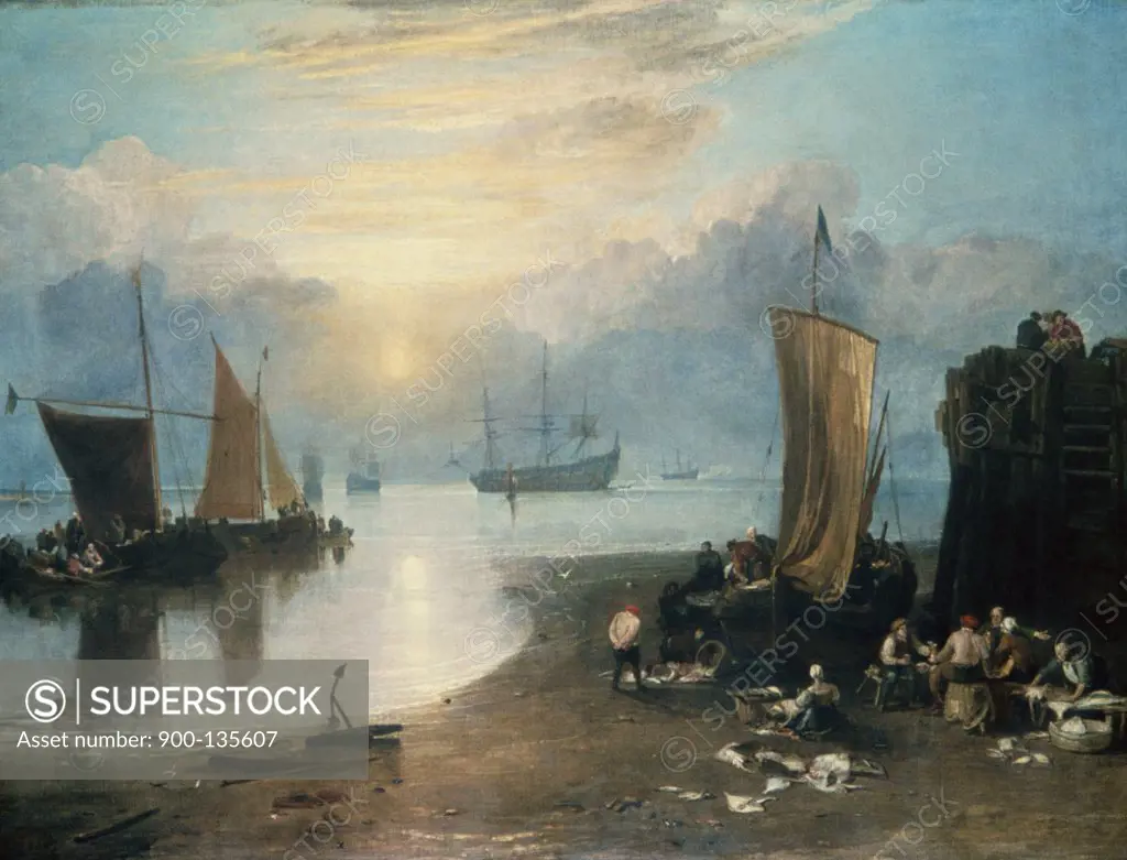 Sun Rising Through Vapor Joseph Mallord William Turner (1775-1851 English) 