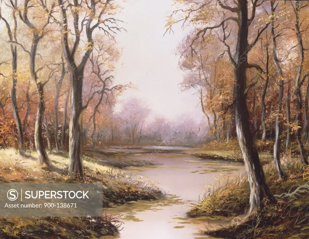Autumn Trees by Ian Fraser, 1876-1953
