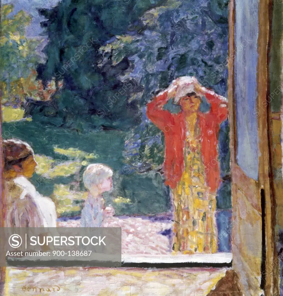 In Front of Window by Pierre Bonnard, 1867-1947