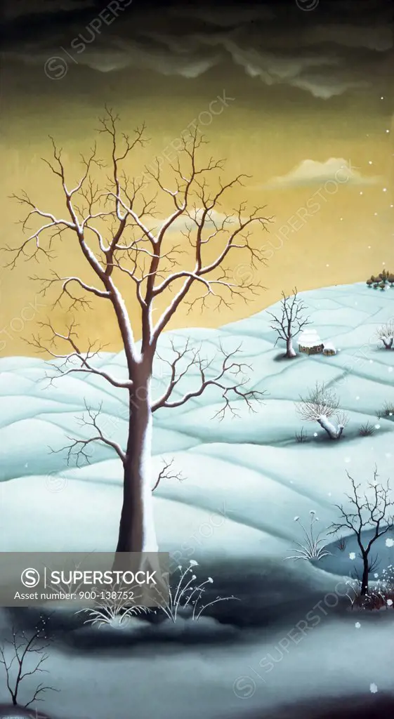 First Snow by Ivan Generalic, 1914-1992