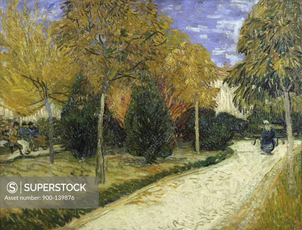 The Public Garden  Vincent van Gogh (1853-1890/Dutch)  Private Collection 