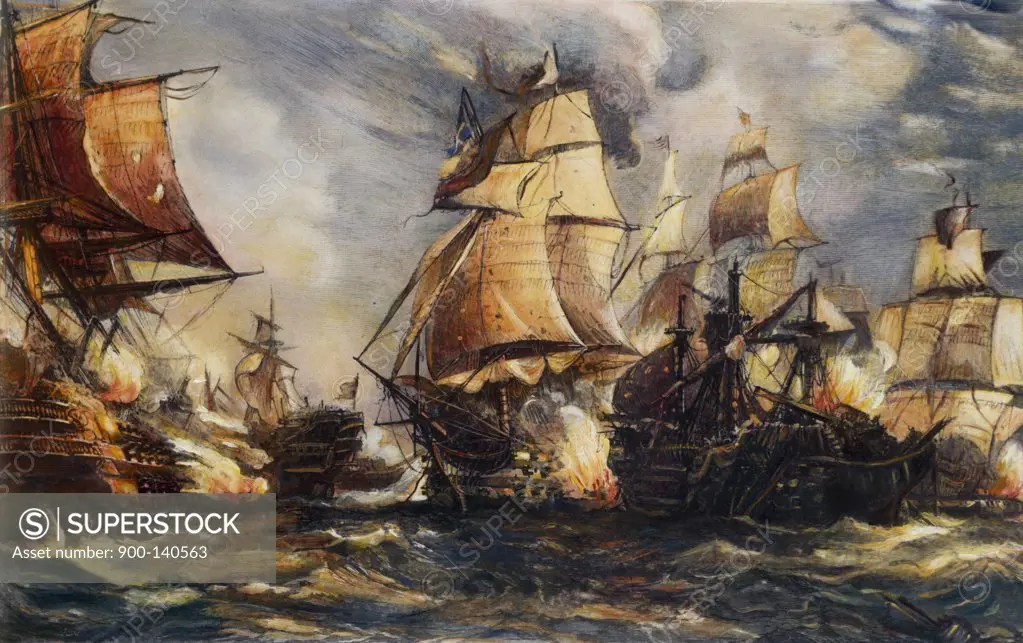 Battle of Trafalgar Artist Unknown  