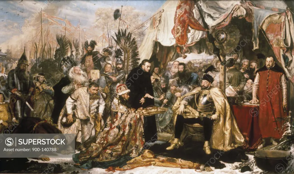 The Homage Of The Prussians Jan Matejko (1838-1893, Polish) 
