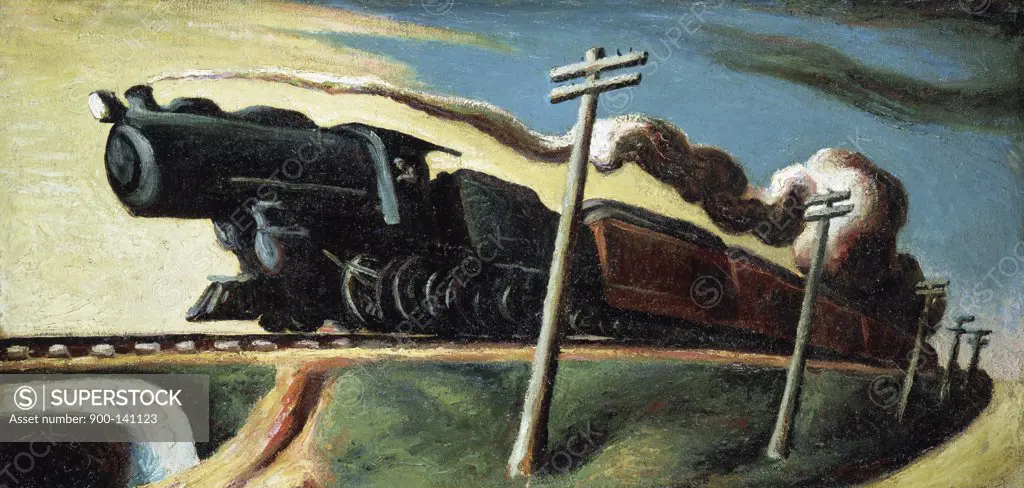 Going West by Thomas Hart Benton, 1889-1975