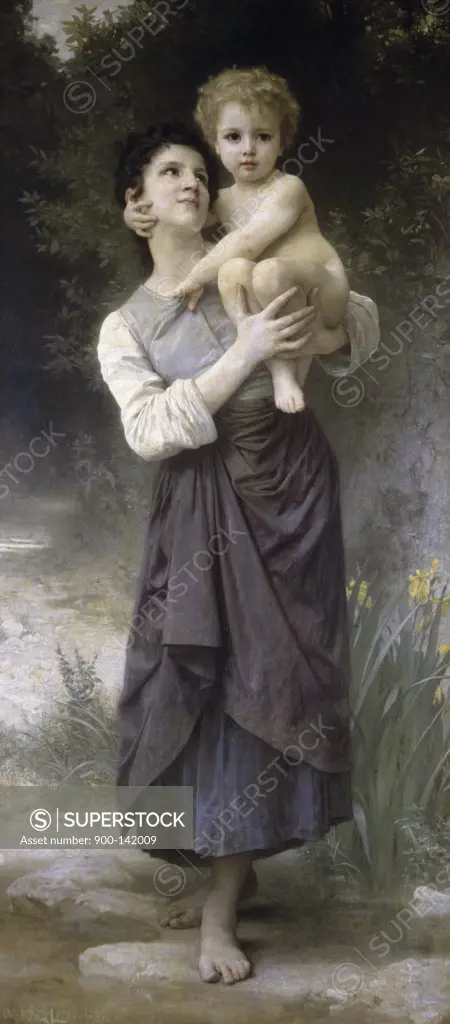 Brother & Sister William-Adolphe Bouguereau (1825-1905/French)
