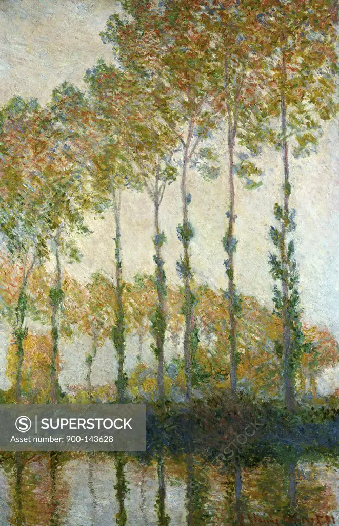 Poplars on the Epte 1891 Claude Monet (1840-1926/French) Oil on canvas Private Collection 