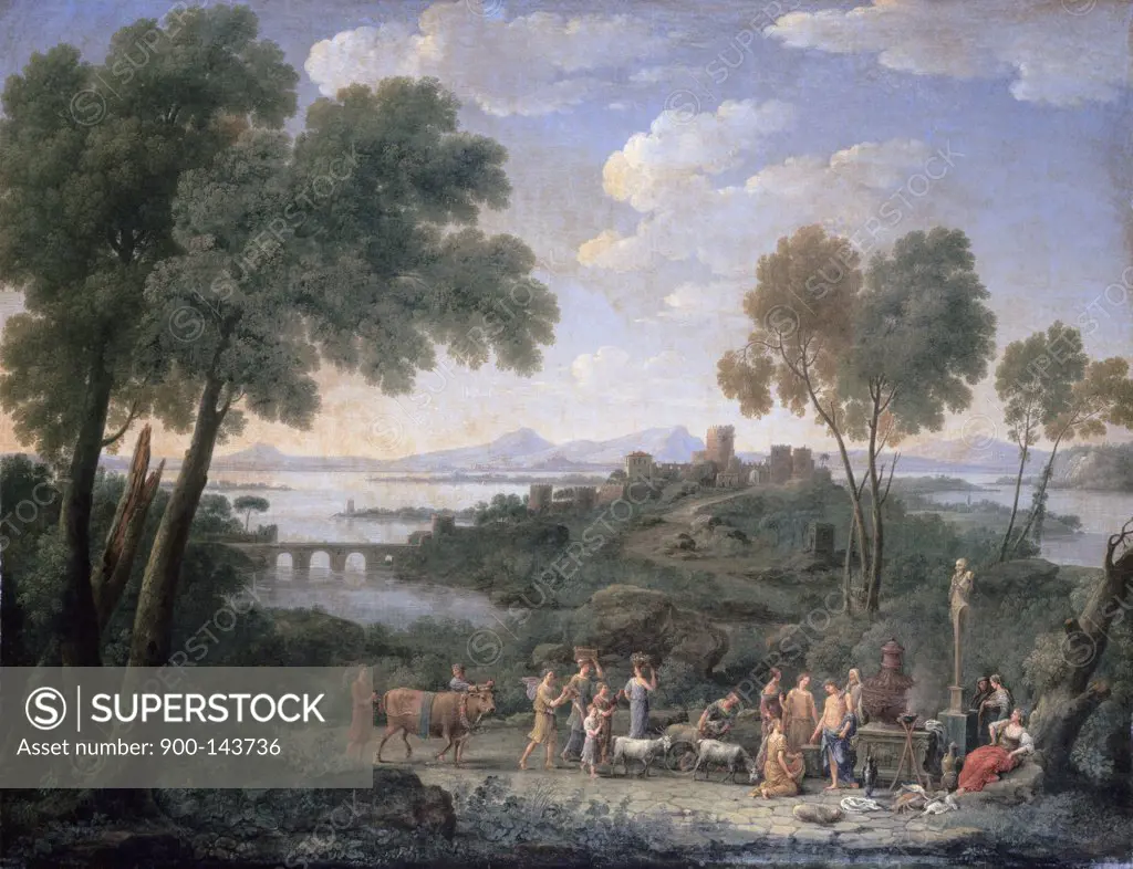 Italian Landscape with Sacrifice Hendrik Frans van Lint (active 1640/Flemish) 