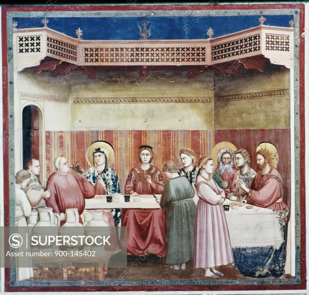Wedding at Cana  Giotto (ca.1266-1337 Italian) 