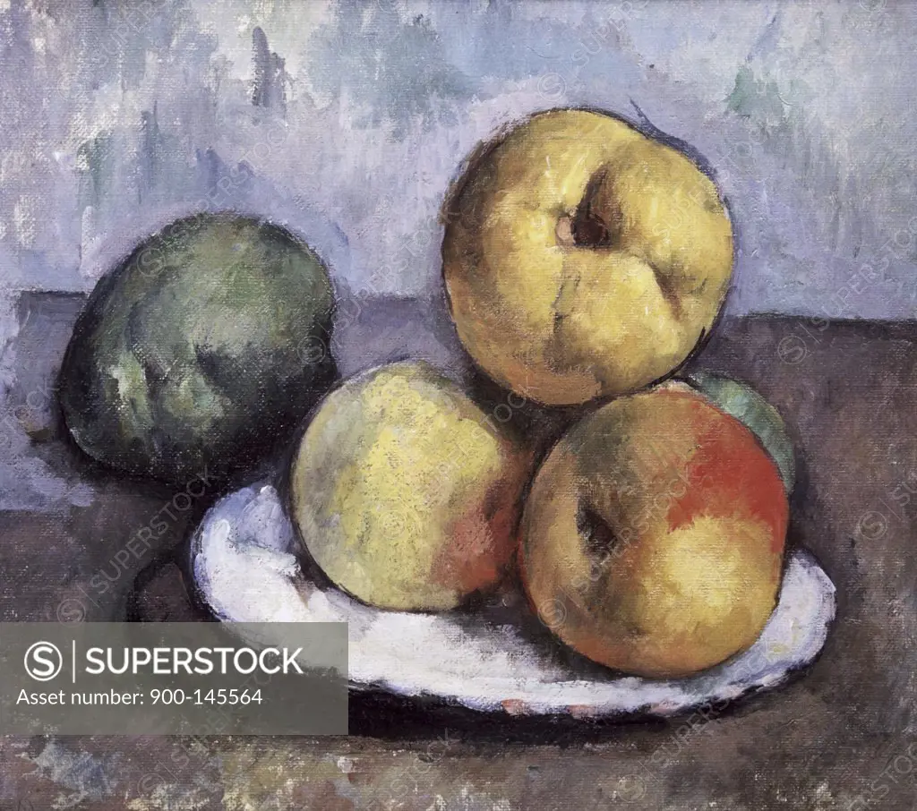 Still Life with Apples & Peaches ca.1895 Paul Cezanne (1839-1906/French) National Gallery of Art, Washington D.C., USA