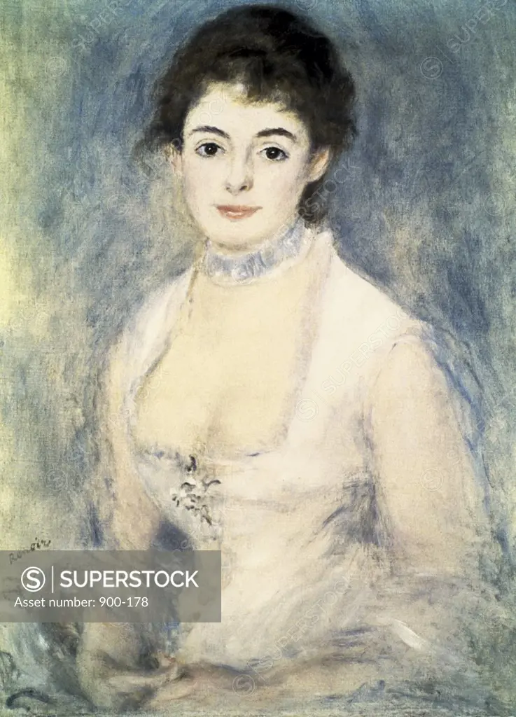 Madame Henriot  C.1876 Pierre Auguste Renoir (1841-1919 French) National Gallery of Art, Washington, D.C., USA