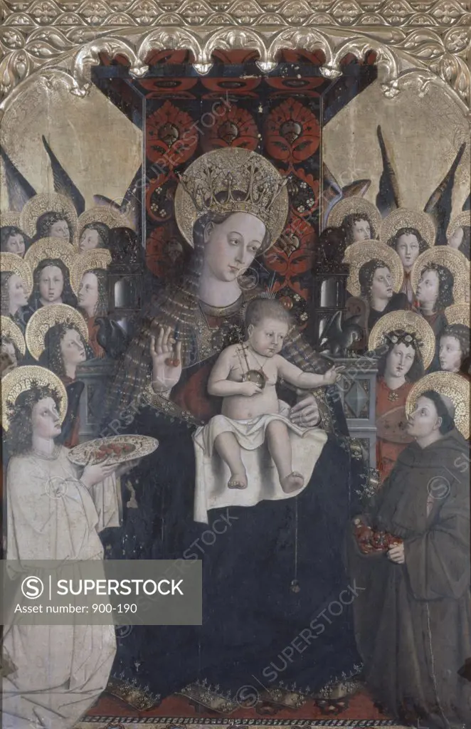 Virgin and Child With Angels Master of the Porcincola (15 th C.)