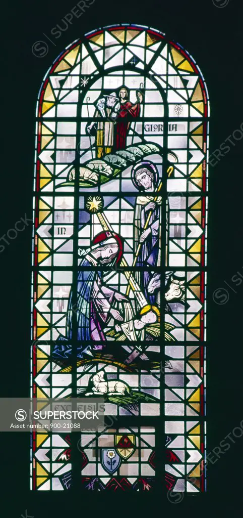 Adoration of Shepherds by Conrad Pickel,  20th Century