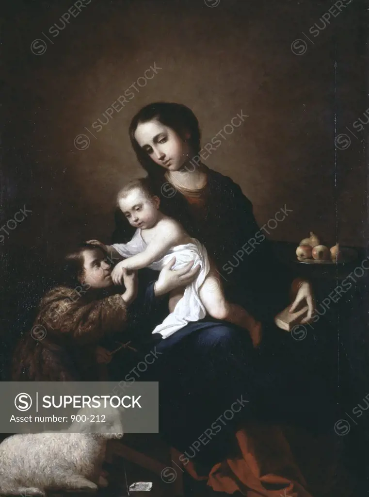 The Virgin with the Infant Jesus Francisco de Zurbaran (1598-1664 Spanish) 