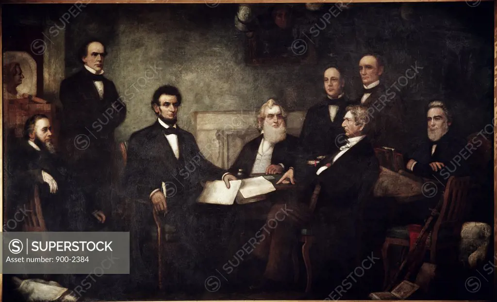The First Reading of the Emancipation Proclamation Francis Bicknell Carpenter (1830-1900 American)