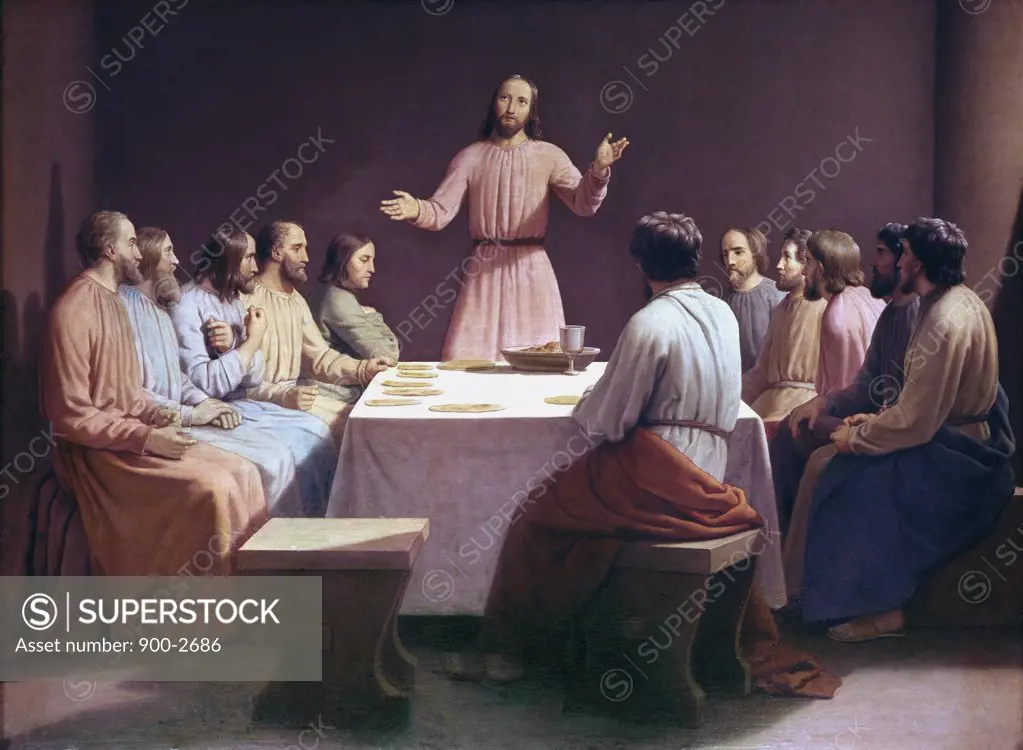 The Last Supper Christoffer W. Eckersberg (1783-1853 Danish)