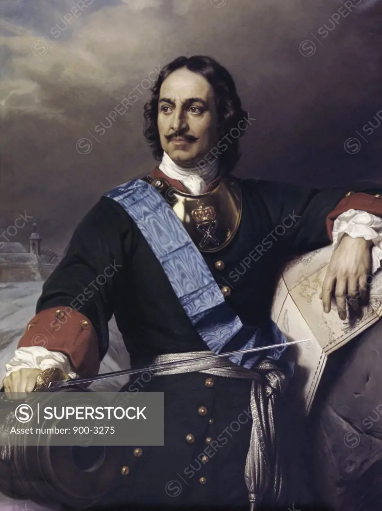 Peter the Great  Paul Delaroche (1797-1856 French)