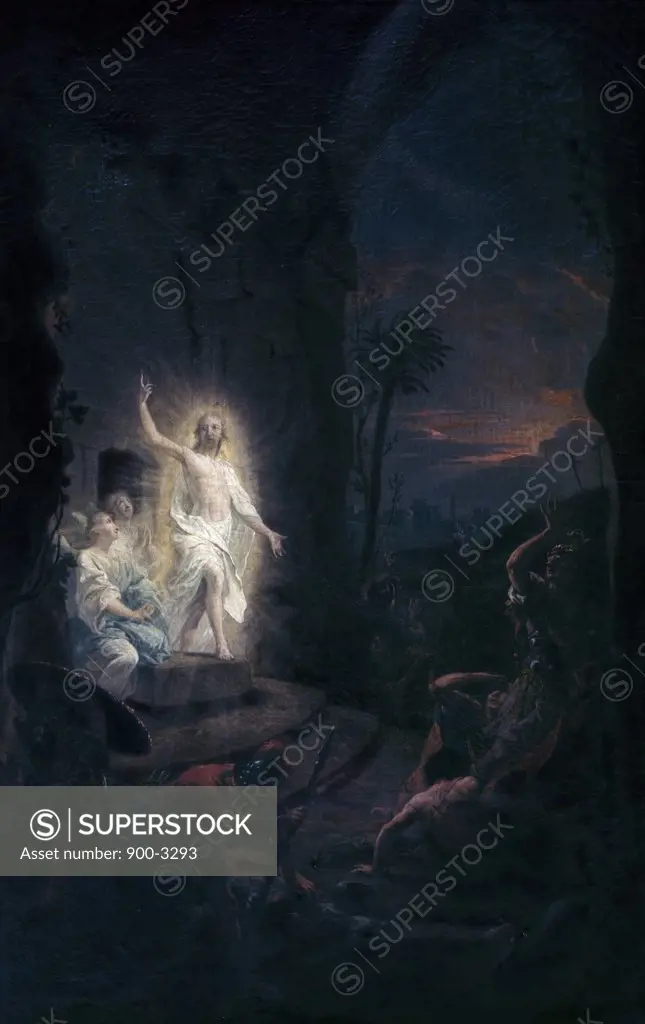 Resurrection of Christ by Johann Heinrich W. Tischbein, oil on canvas, (1751-1829), Germany, Hamburg, Kunsthalle