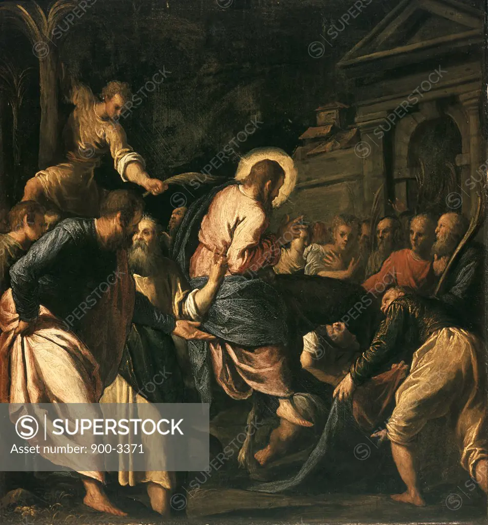 Christ Entering Jerusalem Jacopo Tintoretto (1519-1594 Italian)