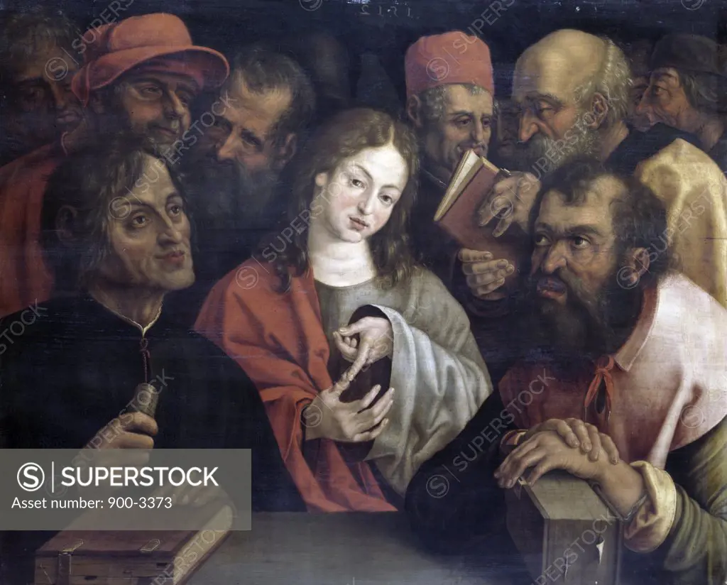Christ Amidst the Doctors, unknown artist, 16th Century