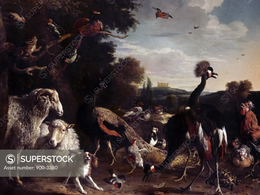 Animals from Noah's Ark by Melchior d'Hondecoeter, (1636-1695)