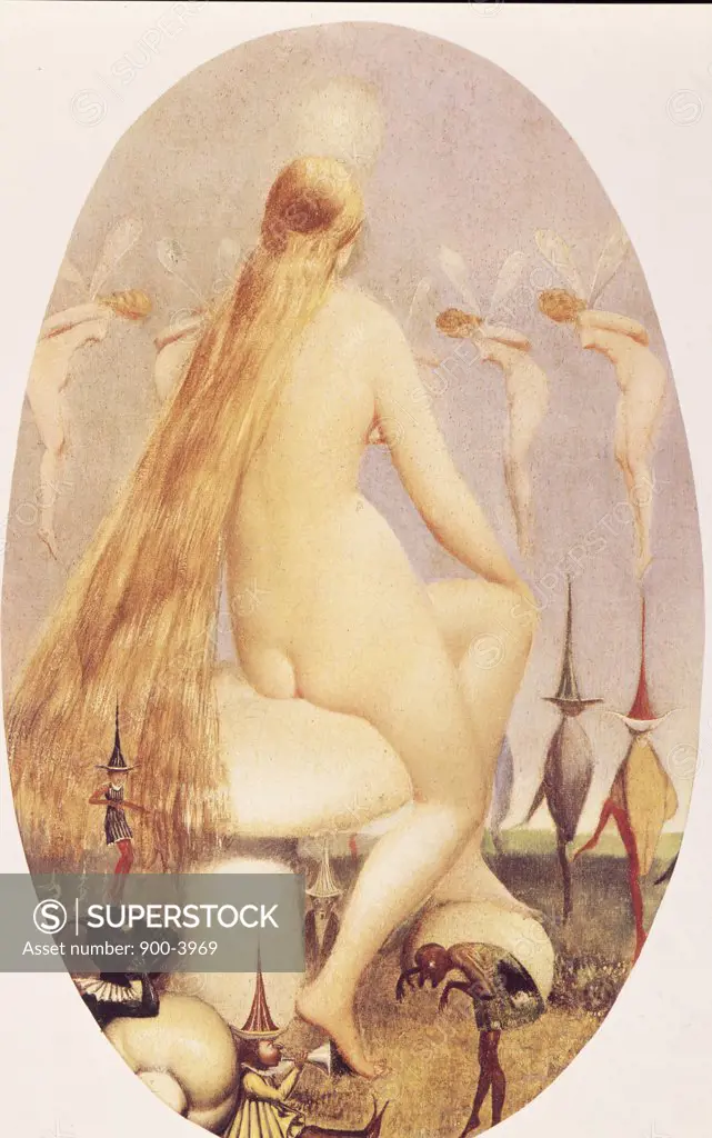 Fairies by Thomas Heatherley,  (1824-1913)