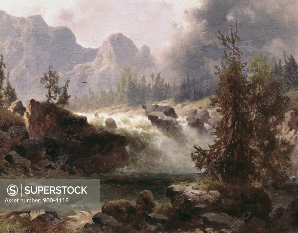 Rocky Mountain Stream Albert Bierstadt (1830-1902 American)