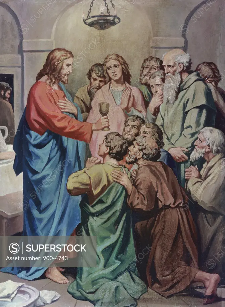 The Last Supper Heinrich Hoffmann (1824-1911 German)