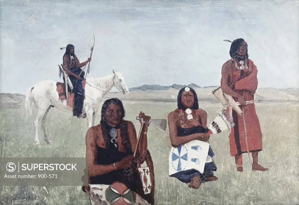 Indians near Fort Laramie Albert Bierstadt (1830-1902/American)