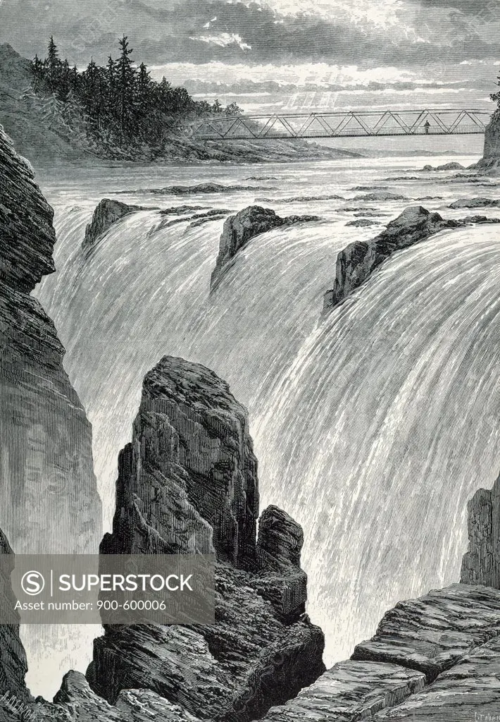 Passaic Falls by unknown artist