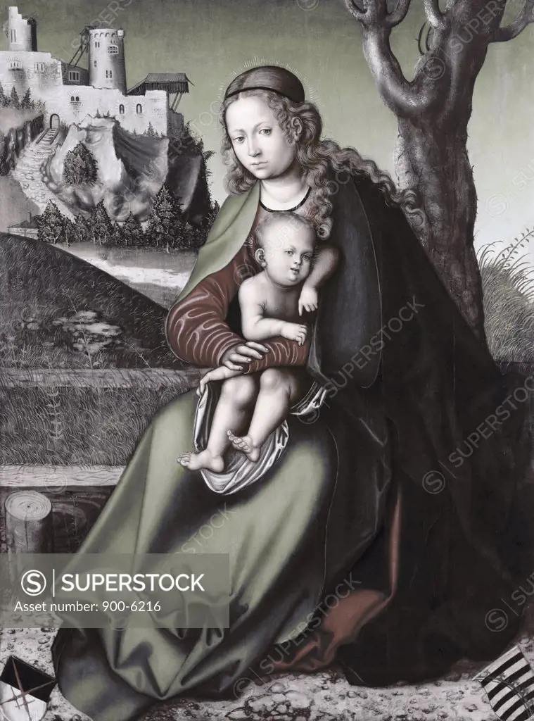 Madonna & Child Lucas Cranach the Elder (1472-1553/German)