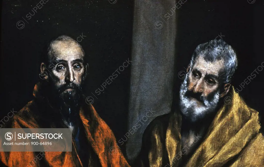 Sweden, Stockholm, Stockholm City Museum, Saints Peter and Paul by El Greco, (1541-1614),