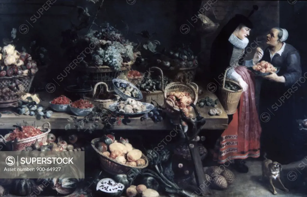 A Fruit Shop by Frans Snyders, 1620-1630, 1579-1657