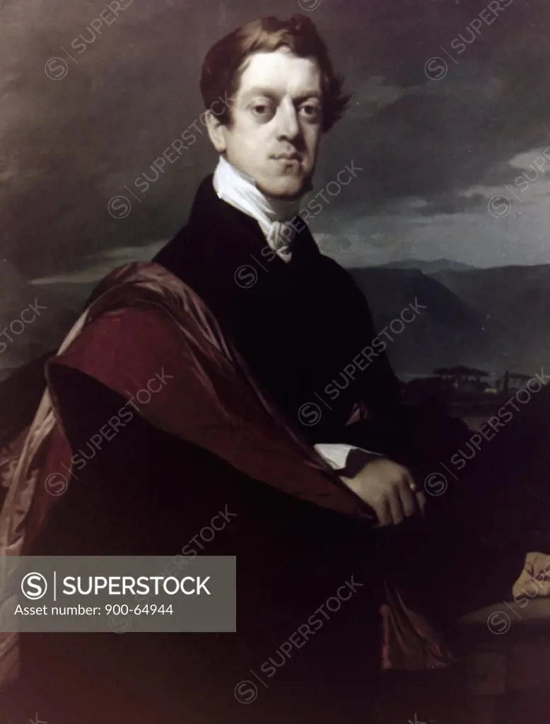 Portrait of Count Guryev by Jean Auguste Dominique Ingres, 1821, 1780-1867, Russia, St. Petersburg, The Hermitage