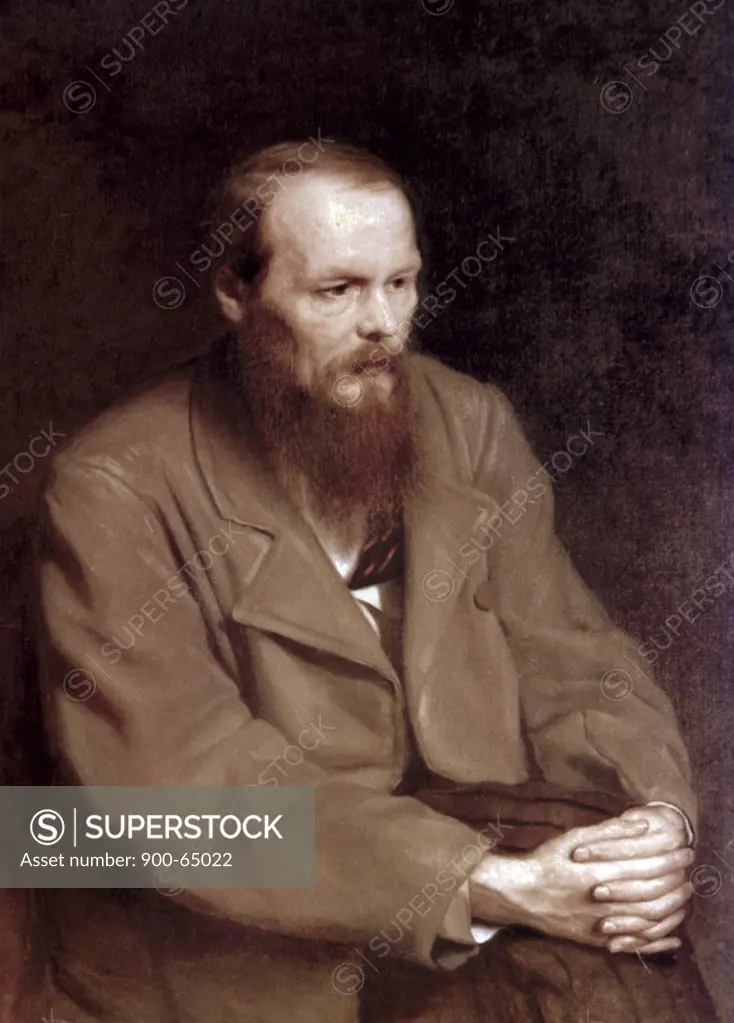 Portrait of Fyodor Dostoyevsky 1821-1881 by Vasili Grigorevich Perov, oil on canvas, 1872, 1834-1882, Russia, Moscow, The Tretyakov Gallery