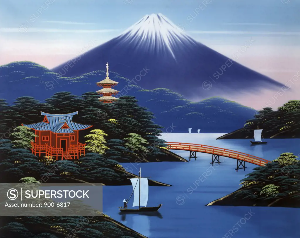 Holy Mountain Fujiyama by Koizumi, 20th century