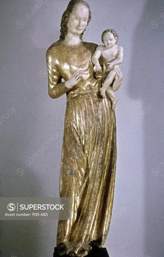 Golden Madonna Sculpture/Relief Kunstsammlungen, Bamberg, Germany 