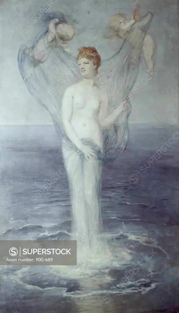 Birth of Venus 1868 Arnold Bocklin (1827-1901 Swiss) 