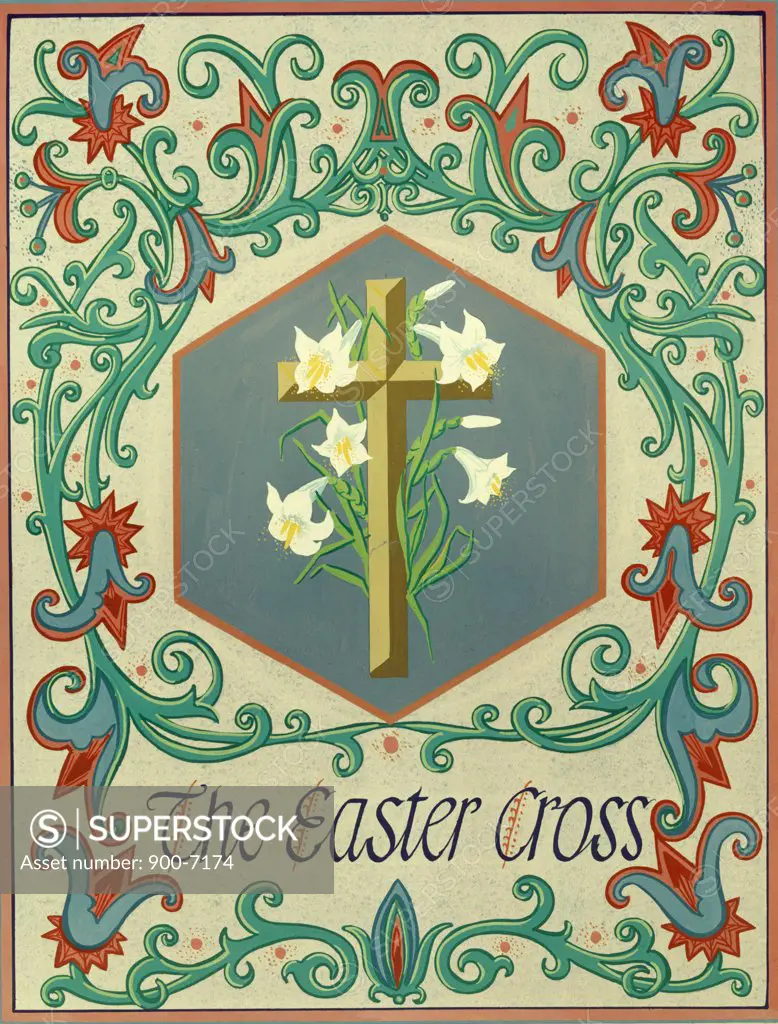 The Easter Cross by Roberto Tapelloni, 20th Century