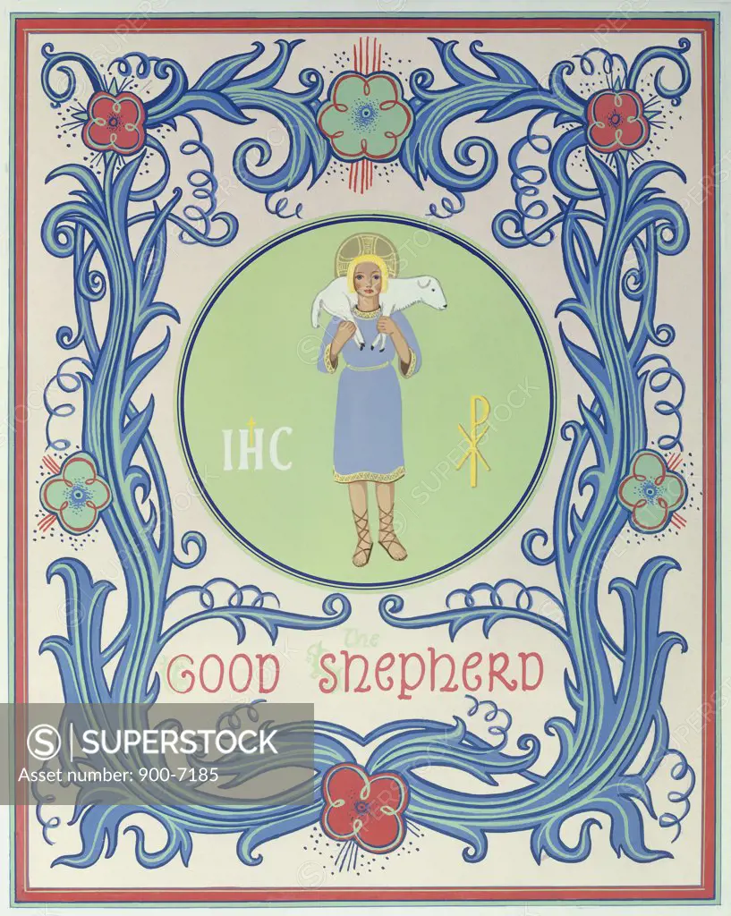 The Good Shepherd by Roberto Tapelloni, 20th century art