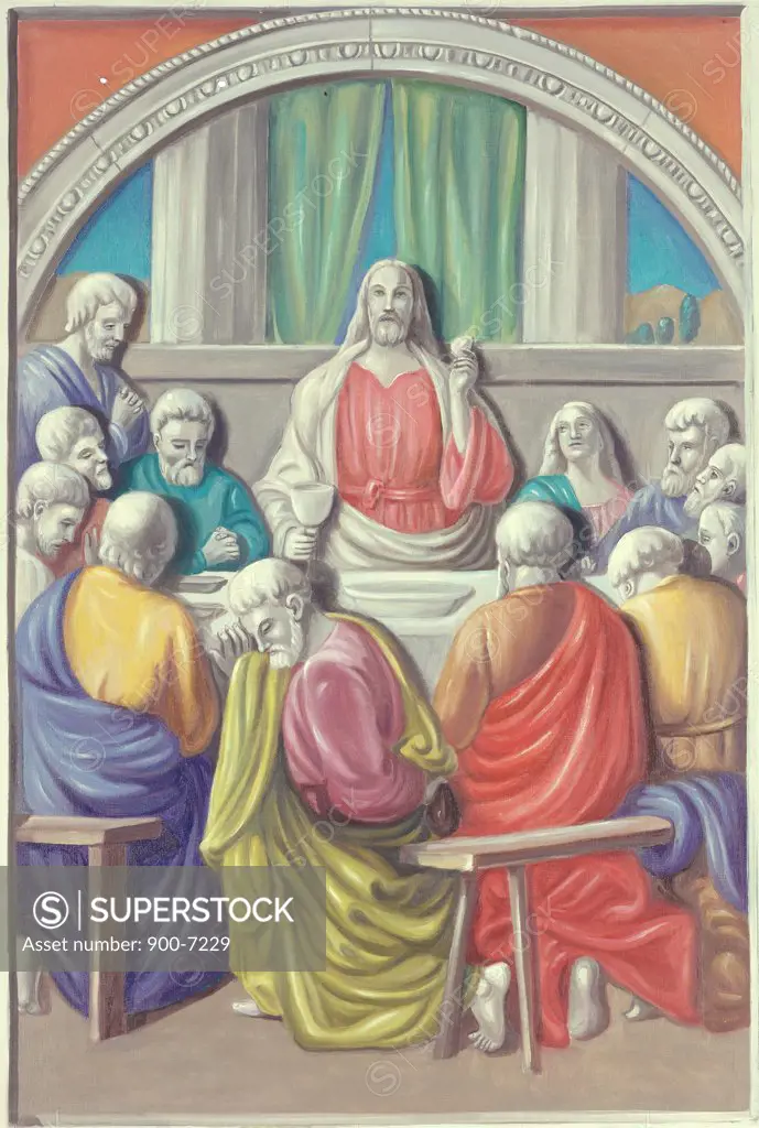 The Last Supper by Giovanni Garzanti, 20th century art