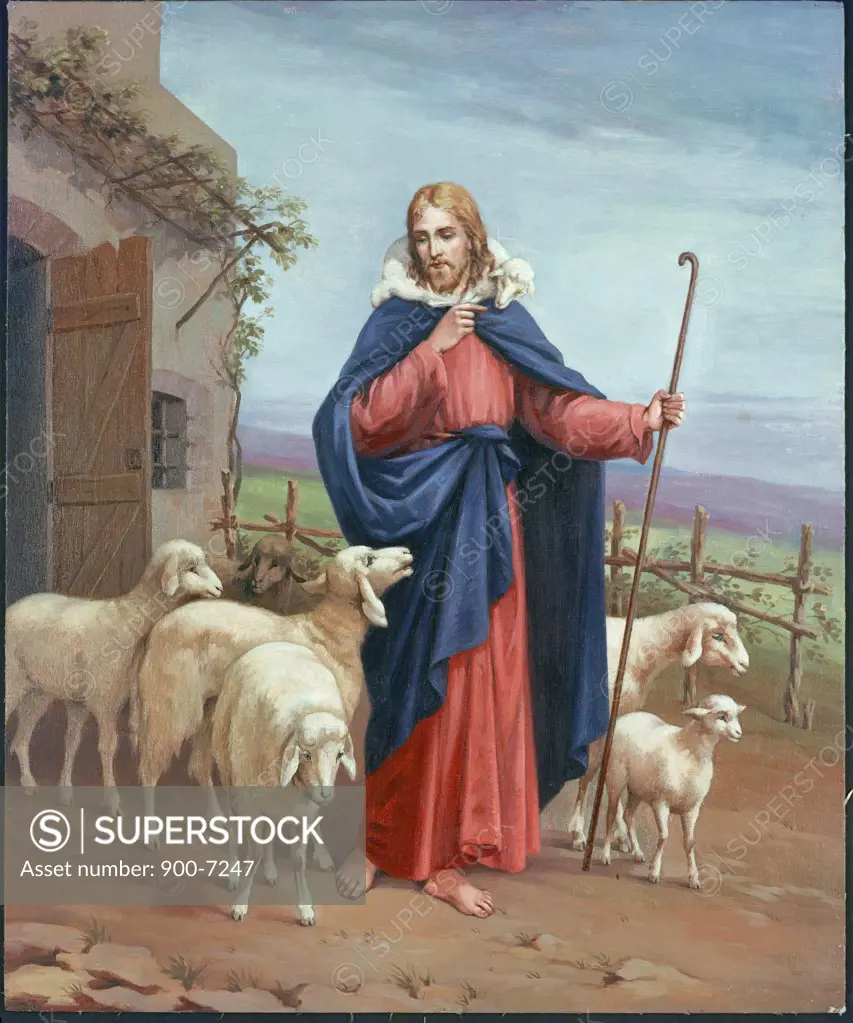 I Am the Good Shepherd Ludwig Haber (19th C. German)