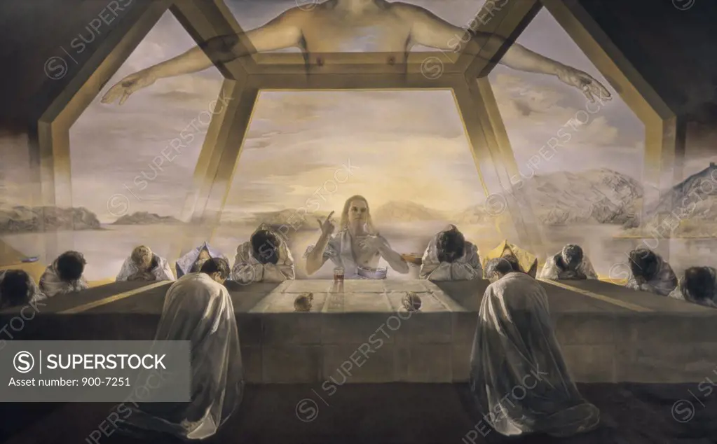 The Sacrament of the Last Supper by Salvador Dali, 1955, 1904-1989, USA, Washington, National Gallery of art