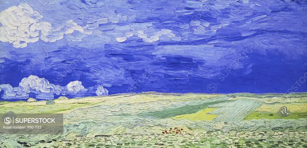 Field under a Stormy Sky 1890 Vincent van Gogh (1853-1890/Dutch) Oil on canvas Van Gogh Museum, Amsterdam 