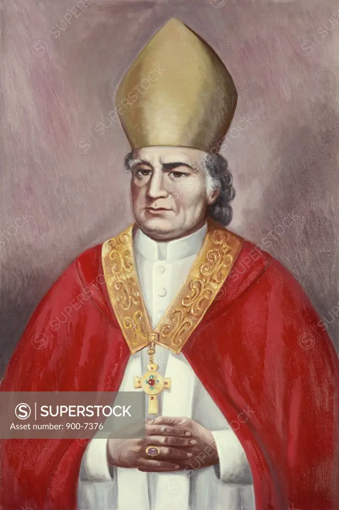 Archbishop John Carrol Vittorio Bianchini (1797-1880 Italian)