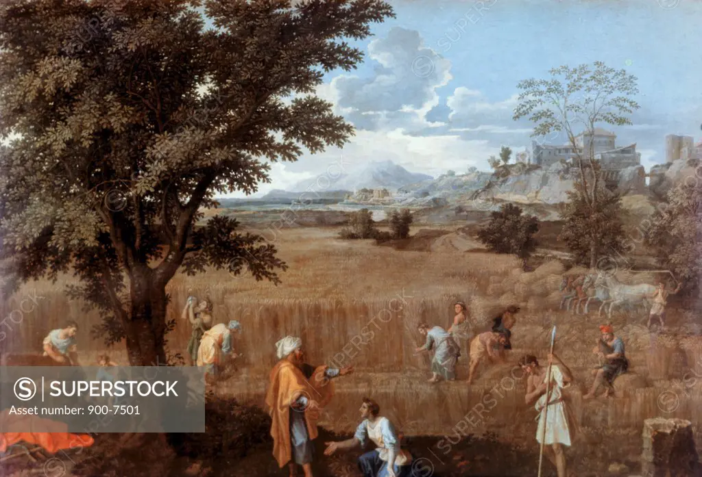 Summer (Ruth and Boaz) 1660-1664 Nicolas Poussin (1594-1665 French) Oil on canvas Musee du Louvre, Paris