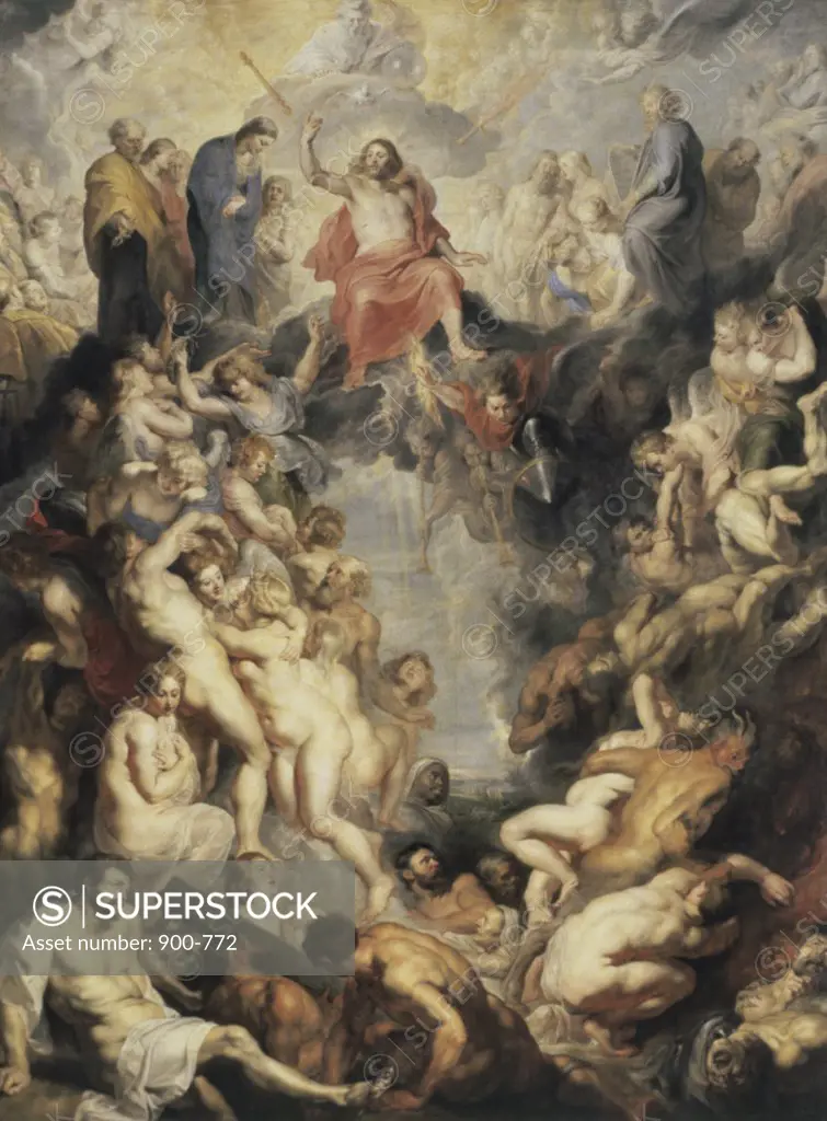 The Last Judgement Peter Paul Rubens (1577-1640/Flemish) Oil on Canvas Alte Pinakothek, Munich, Germany