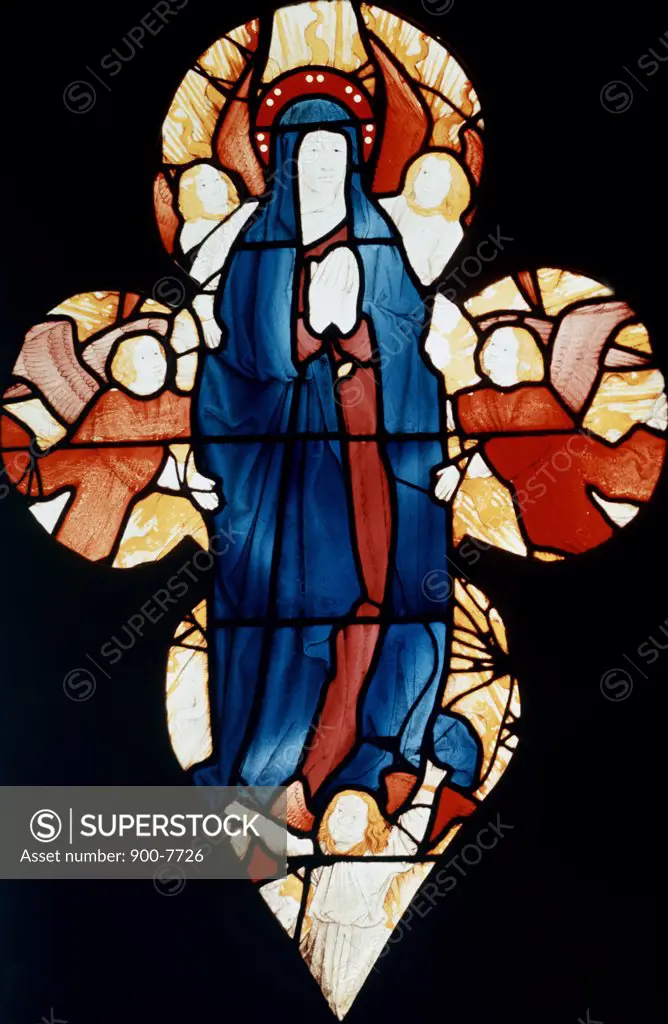 Madonna Stained Glass