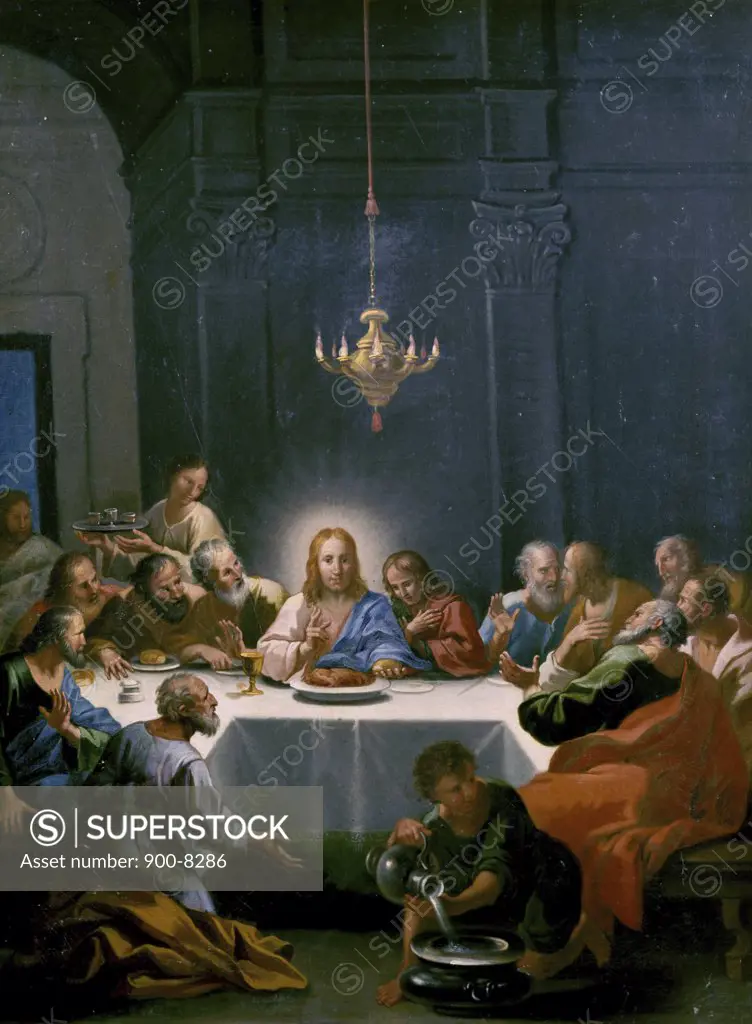 The Last Supper Hendrick Krock (1677-1738/Danish) 