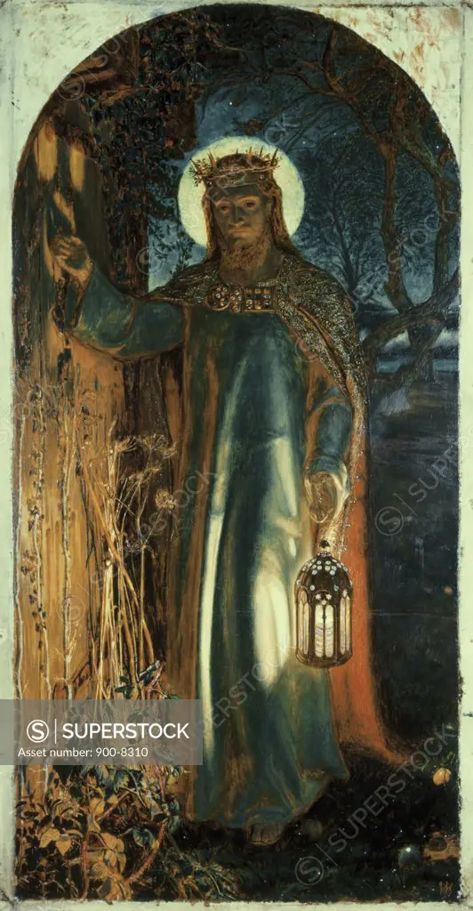 Jesus, Light of the World  1854 William Holman Hunt (1827-1910 British)  Oil on canvas  Keble College, Oxford, England